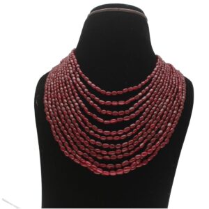 12 Lines BlueSapphire Necklace