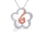 Scrunity Heart Diamond Pendant