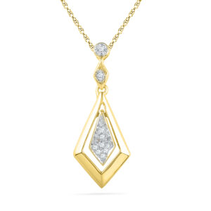 18 kt Gold ZubinDiamond Pendant