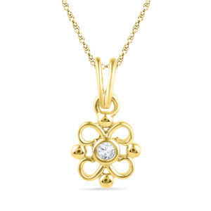 18 kt Gold & Diamond Pendant