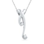 0.040 Carat Diamond Pendant
