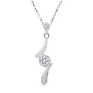 0.041 Carats Diamond Pendant