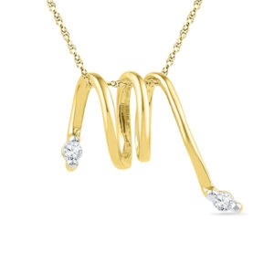 Love Spring Diamond Pendant