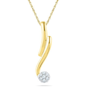18 kt Gold Luke Diamond Pendant