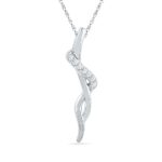 0.040 Carat Diamond Pendant
