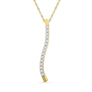18 kt Gold Sizzling Diamond Pendant