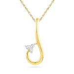 Swan Diamond Pendant