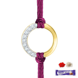 0.06 Carat Diamond Rakhi Cum Pendant