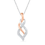 Pink Gold Diamond Pendant