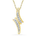 0.12 Carat Brilliant Diamond Pendant