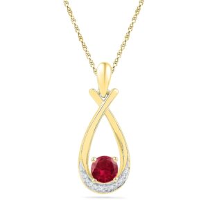 18 kt Gold Sparkle Diamond Pendant