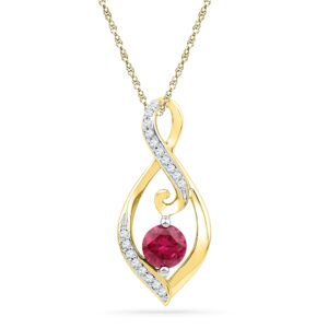925 Glint Diamond Pendant