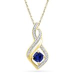 18 kt Gold Triti Diamond Pendant