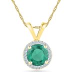 18Kt 1.57 Grams Gold & Diamond Pendant