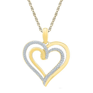 Angel Of My Heart Diamond Pendant