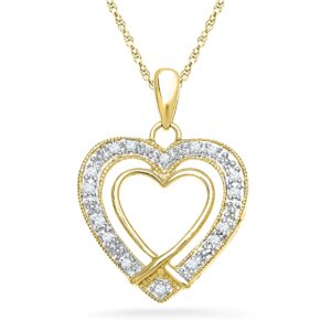 18 Kt Gold Ever Lasting Diamond Pendant