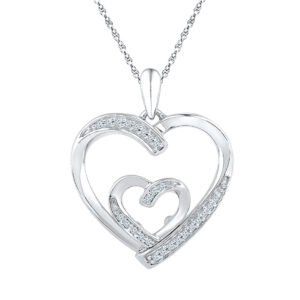 Loveknot Diamond Pendant