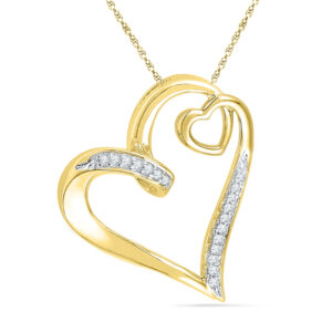Prety Heart Diamond Pendant