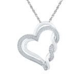 Dashing Heart Diamond Pendent