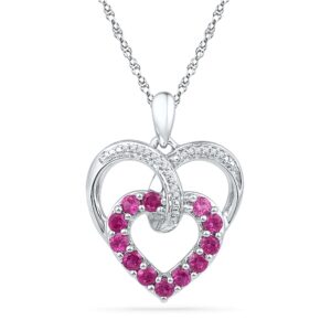 925 Majestic Hearts Diamond Pendant