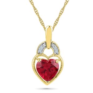 Mellow Ruby Pendant