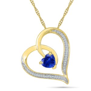 Pleasurable Blue Sapphire Pendant