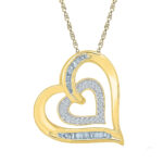 Goldie Heart Diamond Pendant