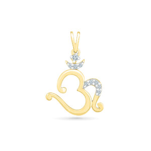 Om Diamond Pendant