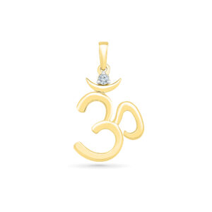 Om Diamond Pendant