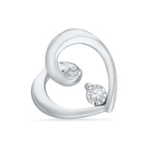 Heart Shaped Diamond Pendant