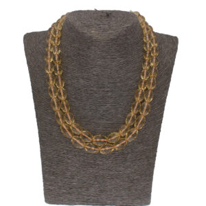 Golden Topaz Gemstone Necklace