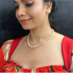 Peach Color Pearl Set