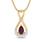 Adhiratha 0.09ct Diamond Pendant