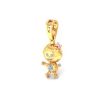 18kt Gold Subtle Statements Diamond Pendant