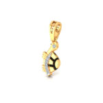 18kt Gold Dripping In Jewels Diamond Pendant