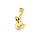 18kt Gold Sparkle Stones Diamond Pendant