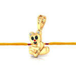 18kt Gold Sparkle Stones Diamond Pendant