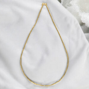 22KT Uma Plain Gold Chain