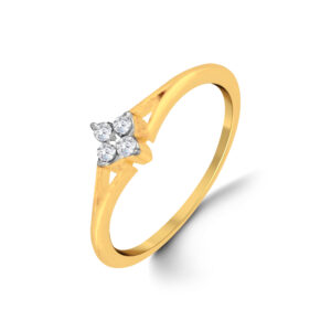 0.05 Carat Diamond Sensuous Diva Ladies Ring