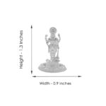 9 Grams Lord Vishnu Silver Idol