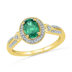 Divine Emerald Finger Ring
