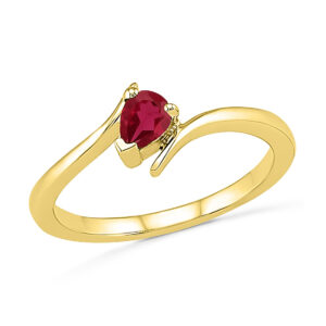 Sri Jagdamba Pearls Ruby Finger Ring
