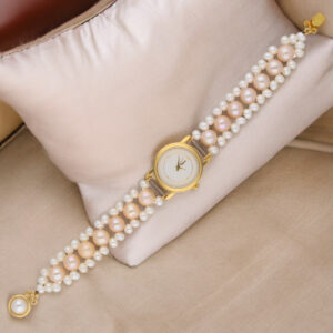 Mishka 3 Lines Pearl Wrist Watch