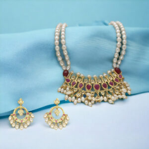 Harita 2 Lines Pearl Necklace