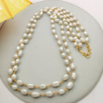 Anahita 2 Lines Pearl Necklace