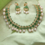 Jeevika 1 Line Pearl Necklace