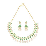 Jeevika 1 Line Pearl Necklace