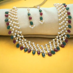 Kashvi 1 Line Pearl Necklace