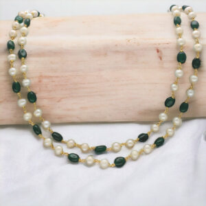 Lipika 2 Lines Pearl Necklace
