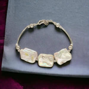 Zarna 1 Line Pearl Bracelet